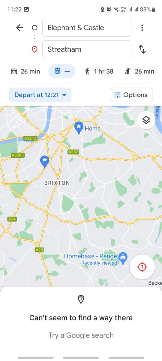 Celia (@seal457) on Twitter photo Hey <a href="/googlemaps/">Google Maps</a> love what you do, but is there a reason you don't include Thameslink as a transport option in London? Seems odd but it's been like that for years Hey <a href="/googlemaps/">Google Maps</a> love what you do, but is there a reason you don't include Thameslink as a transport option in London? Seems odd but it's been like that for years