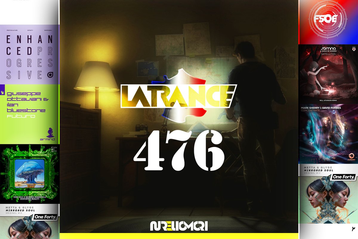 #LATRANCE 476 (09.07.2023) with new music from <a href="/MettaandGlyde/">Metta & Glyde</a>, <a href="/GOttaviani/">Giuseppe Ottaviani</a> &amp; <a href="/iBluestone/">ilan Bluestone</a>, <a href="/alexmorph/">Alex M.O.R.P.H.</a>, <a href="/willatkinsonyes/">Will Atkinson</a>, <a href="/vinivicimusic/">Vini Vici</a> &amp; <a href="/reinierzonnevel/">Reinier Zonneveld</a>, @_protoculture, <a href="/FerryCorsten/">Ferry Corsten</a>, <a href="/marksherry/">Mark Sherry</a> &amp; <a href="/djdavidforbes/">David Forbes</a> !

🔴 TUNE IN today at 2 PM (CET) : youtu.be/7v3pALl1OjQ 🎥