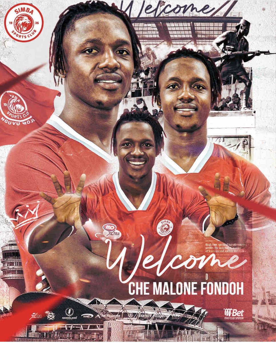 jemedarisaid's tweet photo. Pacha wa HENOCK INONGA ambaye amerithi mikoba ya JOASH  ONYANGO ni mlinzi wa kati wa Cameroon 🇨🇲 Ana moto kwa Raymond Kala, huyu ni CHE MALONE https://t.co/EhBktZ6bsW