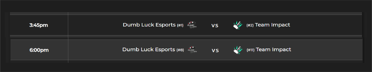 TeamImpact_GGs's tweet photo. @DumbLuckEsports @OCEDraftLeague We'll catch you out there! 🤝 https://t.co/2i0oWsiMgq