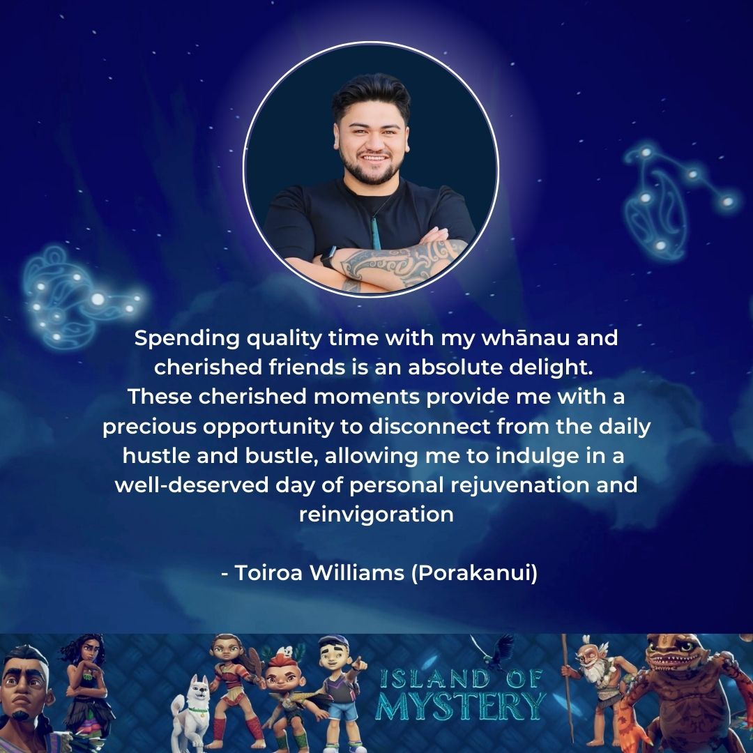 IslandofM's tweet photo. Toiroa Williams tears up the screen as the hilarious Porakanui. We asked what makes Matariki special for him... https://t.co/i2smDgce7r