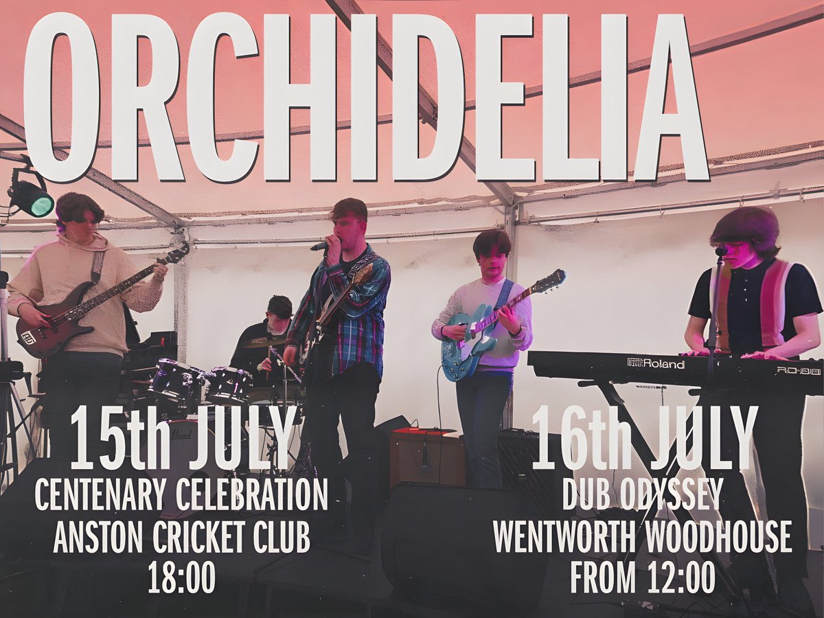 orchideliaband's tweet photo. We have a few gigs lined up for this weekend, any support would be appreciated! #sheffieldband #localband #2023tourdates #glastonburyisntready https://t.co/nAnhmpcao4
