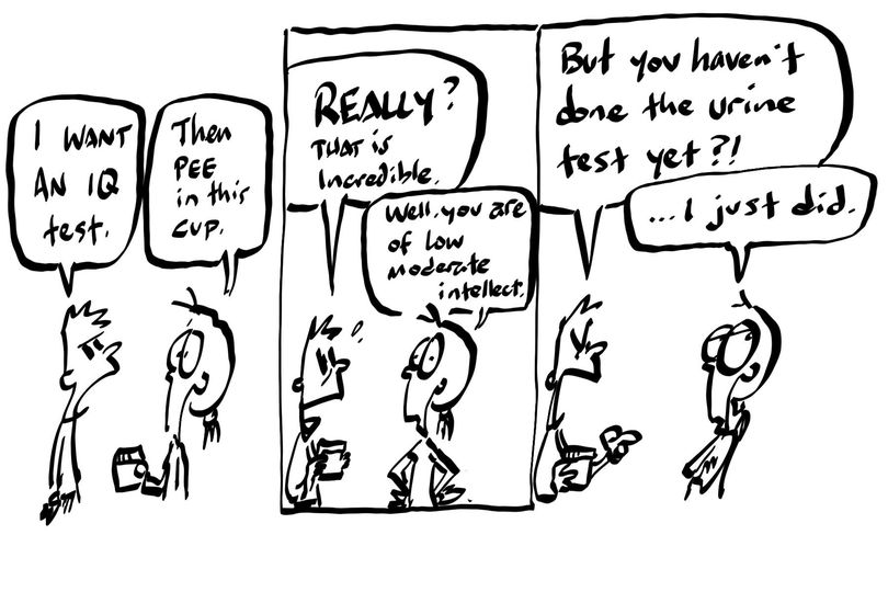 drmaypole's tweet photo. Getting #labwork for its own sake can be a source of #wastedmoney or even #harm in #healthcare. #Bloodtests or other evaluations (like #IQ tests) or #procedures and their risks, limits and their #justification should be clear to all involved. #graphicmedicine #donoharm #peeinacup https://t.co/2Yyp5yNLs3