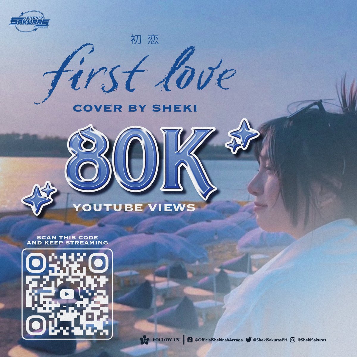 ShekiSidekixPH's tweet photo. SHEKI's First Love Cover has reached 80,000 views on Youtube!
Thank you very much and keep on streaming MNLoves & Sakuras!
To watch, do scan the QR code or click this link: https://t.co/73CzsAmTrc
©@nahominated
#FirstLove_SHEKI #MNL48 #MNL48Sheki @mnl48official @shekimusic_ https://t.co/0AEdENwlrY