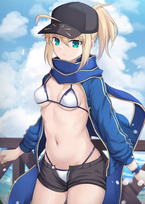 水着ヒロインX描きました(XXじゃないよ)#FGO 