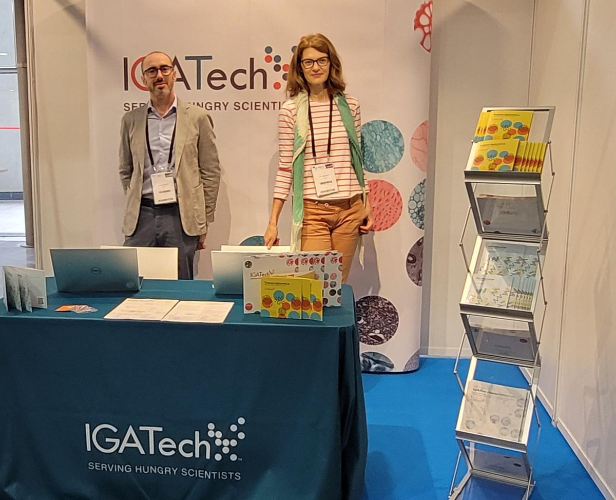 IGATechnology's tweet photo. Visit us at #FEBS2023 #booth n°8 to discuss your experimental design with #Nanopore #longreads #shortreads #singlecell #transcriptomics experts. Special discounts for FEBS participants are available! #SpatialTranscriptomics #epigenomics #metagenomics #NGS https://t.co/vuWxHcLpZr