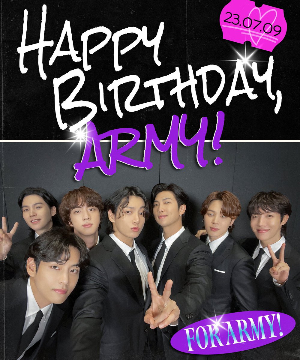 Happy Birthday to us, ARMY! ♾️💜