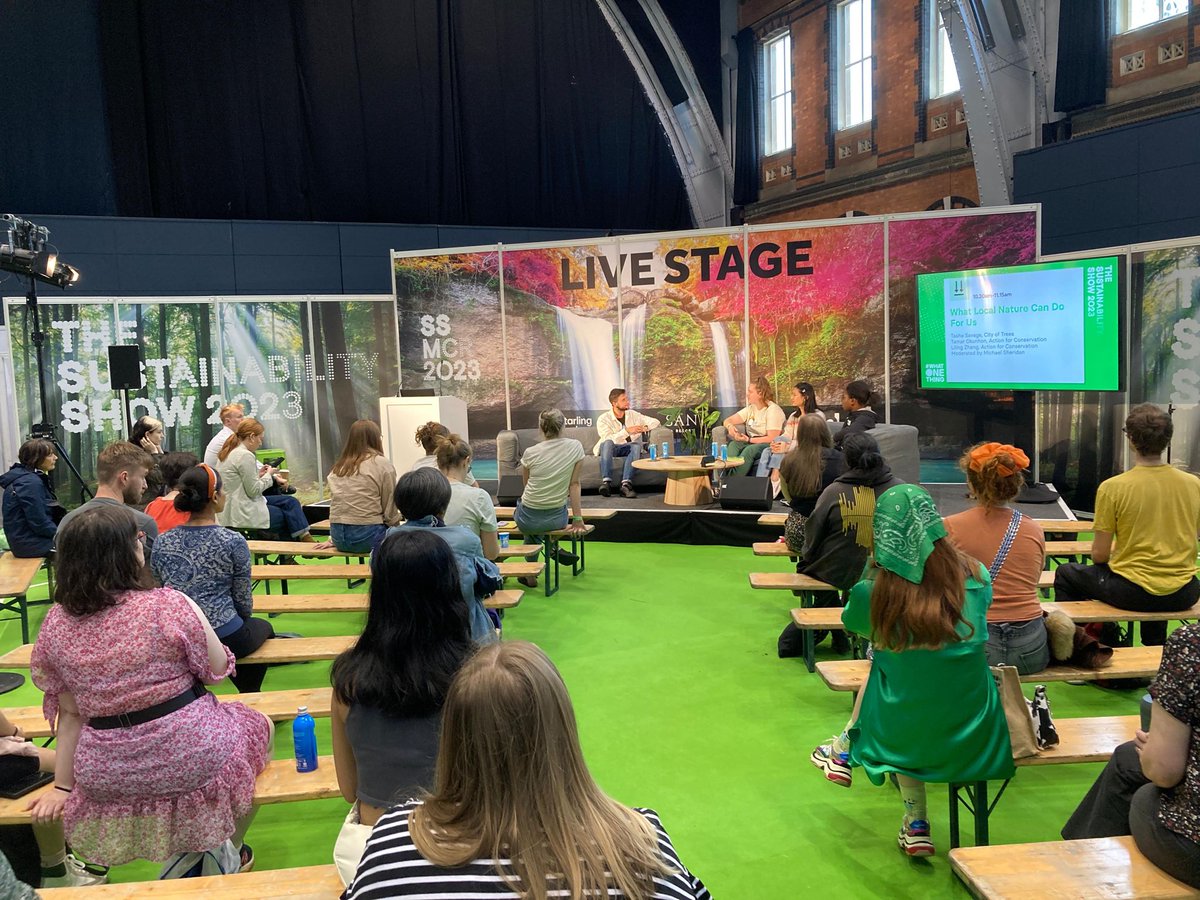 Channel 4 Earth (@channel4earth) on Twitter photo We're excited to be kicking off today's sessions of The Sustainability Show with <a href="/Action4Conserv/">Action for Conservation</a> and <a href="/CityofTreesMcr/">City of Trees</a>! 
<a href="/SustShow/">The Sustainability Show</a> ππ We're excited to be kicking off today's sessions of The Sustainability Show with <a href="/Action4Conserv/">Action for Conservation</a> and <a href="/CityofTreesMcr/">City of Trees</a>! 
<a href="/SustShow/">The Sustainability Show</a> ππ
