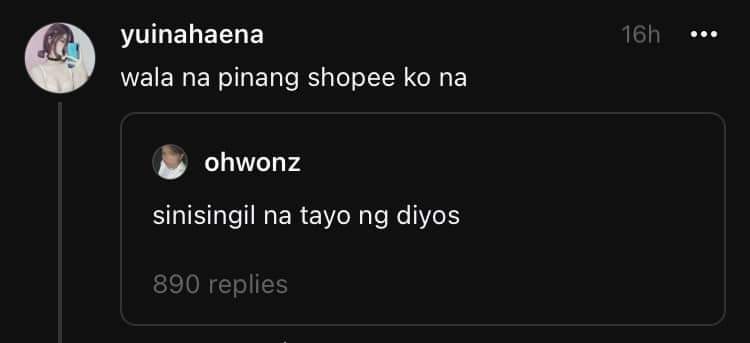 vicotinamide's tweet photo. WALA PA TAYONG ISANG LINGGO SA THREADS RHEJSJSJ https://t.co/9dLe8F6DhC