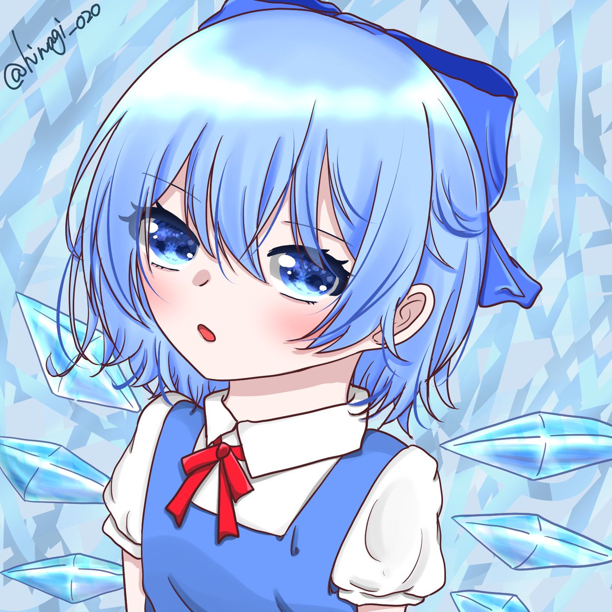 hinagi_020's tweet photo. 湖上の氷精
#イラスト   
#絵描きさんと繋がりたい 
#東方Project https://t.co/nKXtw9OqG5