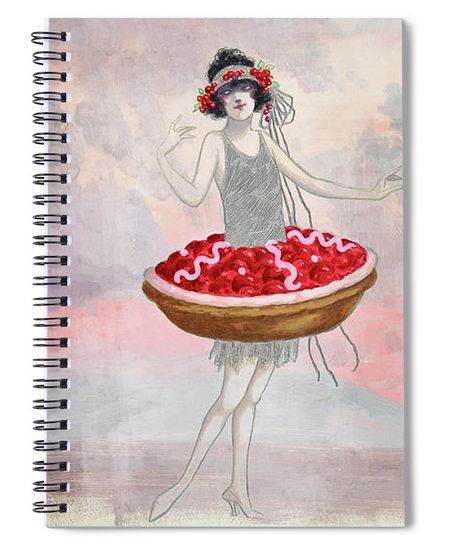 Cheery Pie Dancer 🍒🥧 a sweet 1920s style #SpiralNotebook for all your #writing needs. Get it at:
fineartamerica.com/featured/cherr…
#MoonWoodsShop #ArtMatters #Notebook #Journal #Journaling #giftidea #stationary #dailythoughts #dancing  #shopsmall #AYearForArt