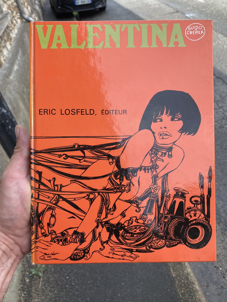 ChassyPoulay's tweet image. Décidément, les Losfeld ont vraiment bon goût. 

Trouvé ce matin en brocante @EdJoelleLosfeld #GuidoCrepax #Crepax