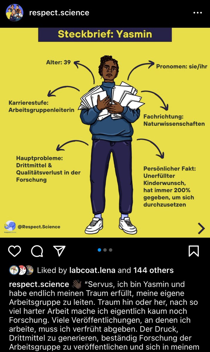 Es ist wieder #ScienceSunday und heute möchte wir nochmal einen kleinen Zwischenstand zu unserer Kampagne #UnderPressure geben: nachdem wir euch bereits Johann vorgestellt haben, berichtet nun seit Montag Yasmin auf unserem Kanal! Schaut doch gerne rein: instagram.com/respect.scienc…