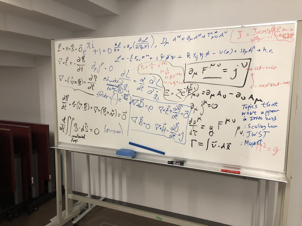ipho2023's tweet photo. A collection of mathematical formulas written by participants from various countries. https://t.co/p4uqzKneW8