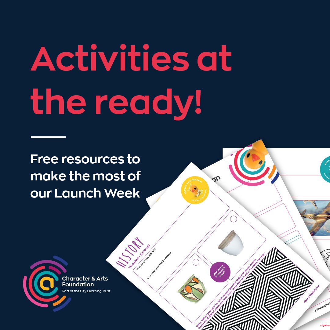 Have you got your activities ready?

All resources are currently available to download on our website now. Make the most of the C&amp;A Launch Week by downloading our resource packs today 👇

📚 citylearningtrust.org/character-and-…