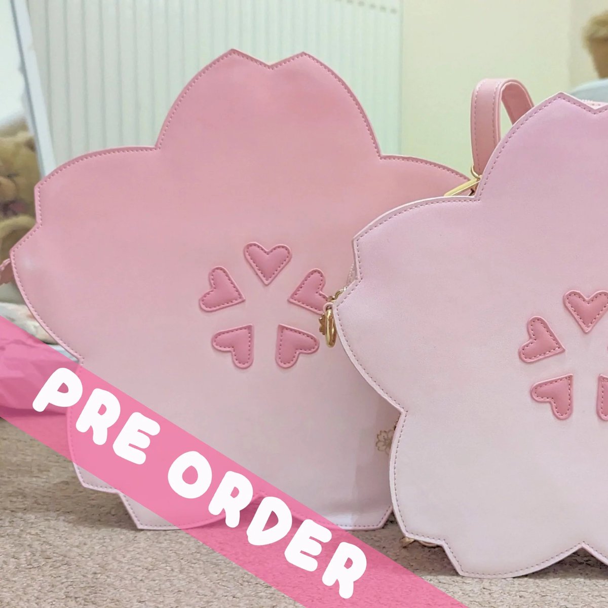 kyahri_'s tweet photo. Sakura Collection is now LIVE! 🌸🩷
✨Pins &amp; Earrings available NOW. Get a free pin if you pre-order the bag before 20th July! ✨
Fingers crossed we get as many early pre-orders as possible so we can get both bags made. Share with your friends who may be interested! 🥹 https://t.co/LgwC5l5r3E