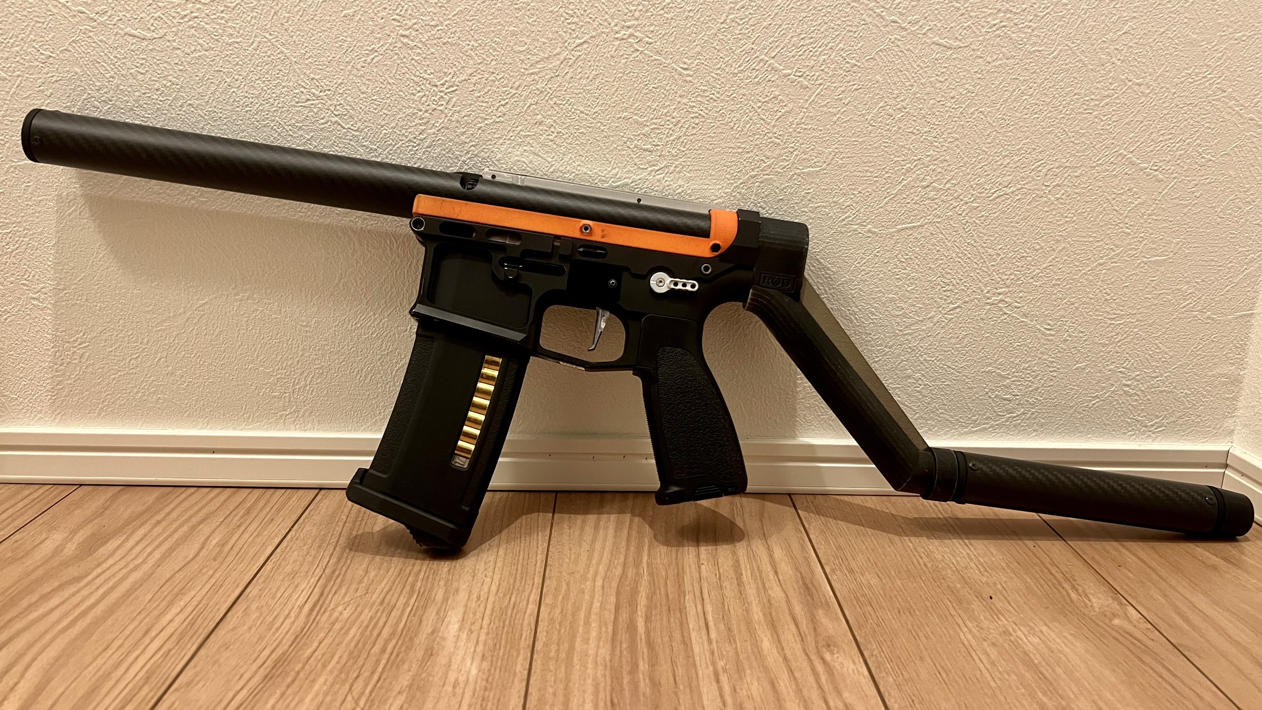 ROD技研 G&G用 アッパーレシーバー ROD技研 カーボンアッパーハンド