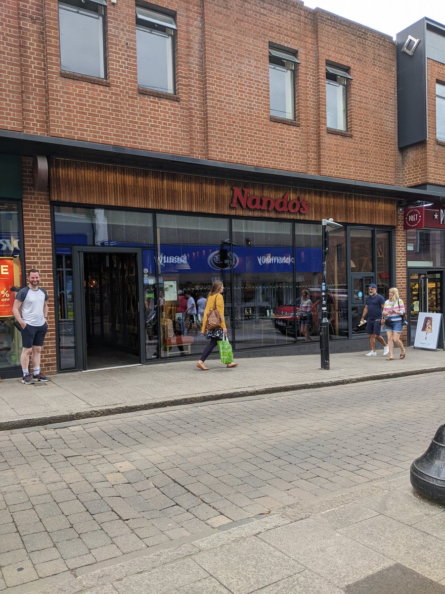 Malteza224's tweet photo. #Nandos218 hopefully that's right!! We're (@ElliottW88) in Bishop's Stortford after a day trip to Köln and 23k steps... 1 of two new Nando's planned today.. hmmm so lush #peritamerhmmmmm https://t.co/IbiMcdAVPM