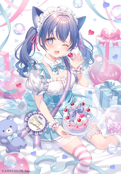 にじさんじ所属 勇気ちひろちゃんの誕生日グッズのビジュアルを担当させて頂きましたよろしくおねがいします 