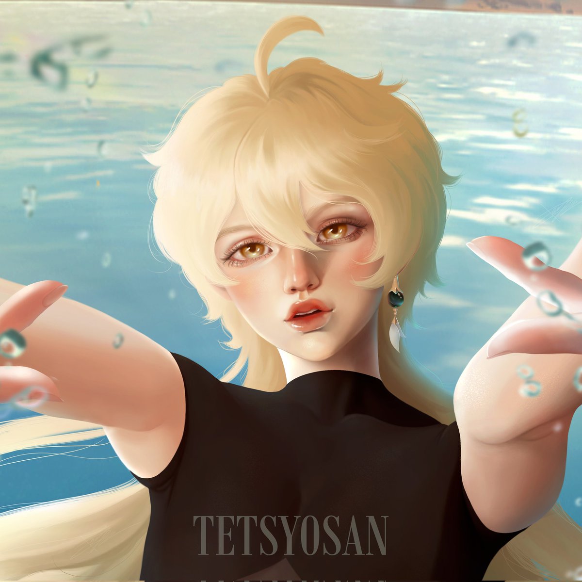 Tetsyosan's tweet photo. ☀🌻
#Genshin_Impact #GenshinImpact #Aether #Sora #Traveler https://t.co/cgsImomLXV