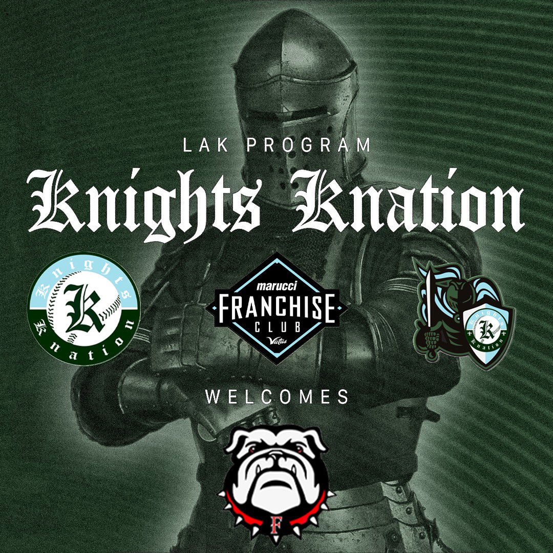 Knights Knation #4L (@knightknation4l) on Twitter photo 🚨🚨🚨🚨🚨🚨🚨🚨🚨🚨🚨🚨
We are super excited to add Fontainebleau HS to our LAK Program….Coach Noland and his staff are primed to take the Bulldogs to another level #4L
Read the entire story below :
knightsknation.com/upcoming-event…
<a href="/noland_rickey/">Rickey Noland</a> <a href="/FHSdawgbaseball/">FHS Bulldog Baseball</a> <a href="/MarucciSports/">Marucci</a> 🚨🚨🚨🚨🚨🚨🚨🚨🚨🚨🚨🚨
We are super excited to add Fontainebleau HS to our LAK Program….Coach Noland and his staff are primed to take the Bulldogs to another level #4L
Read the entire story below :
knightsknation.com/upcoming-event…
<a href="/noland_rickey/">Rickey Noland</a> <a href="/FHSdawgbaseball/">FHS Bulldog Baseball</a> <a href="/MarucciSports/">Marucci</a>