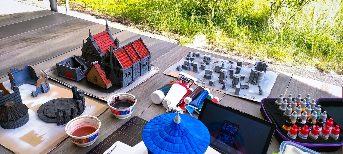 estaran's tweet image. Wird langsam. 😊 Bald dann auch das Sci-Fi-Terrain für #Stargrave/#CoreSpace. 

#Tabletop #Wargaming #Frostgrave