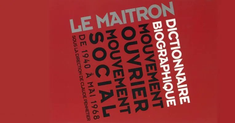 [#Histoire] Histoire et syndicalisme.

L’histoire du mouvement #ouvrier en général et du #syndicalisme en particulier est entrée tardivement dans la recherche #universitaire, seulement à la fin des années 1960, grâce entre autres à Jean Maitron.
>> force-ouvriere.fr/histoire-et-sy…