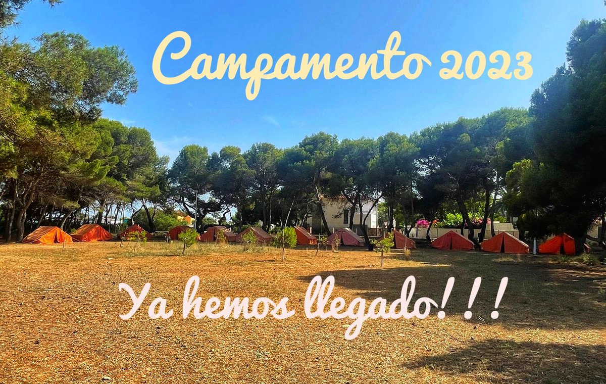 Familias Krecereñas, ya hemos llegado a nuestro campamento.
Empezamos el campa 2023!!!