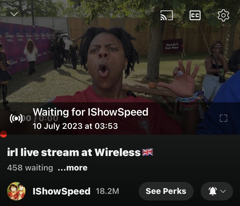 Ishowspeed live