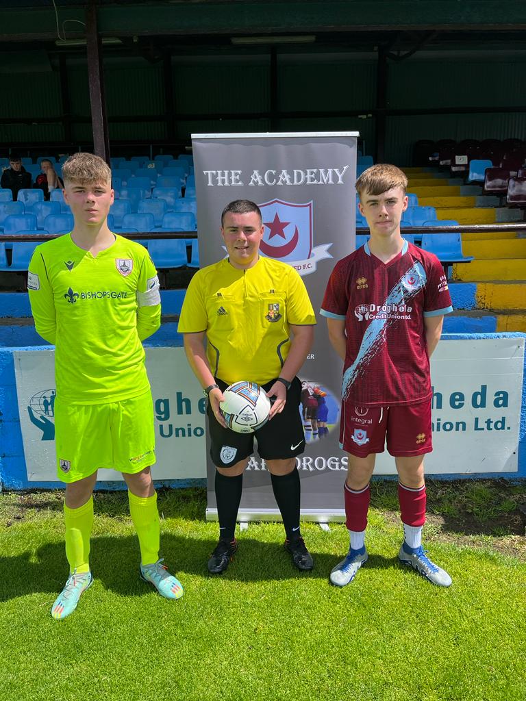 RESULTS

U15: Drogheda United 4-1 Longford Town

Excellent performance in Weavers Park. Goals from Ryan Gilchrist, Jamie O'Brien, Romeo Fomenky, Conor Sheehan.

U19: Shelbourne 3-2 Drogheda United

Narrow defeat in the AUL with goals from Michael Leddy &amp; Cian Cleary.