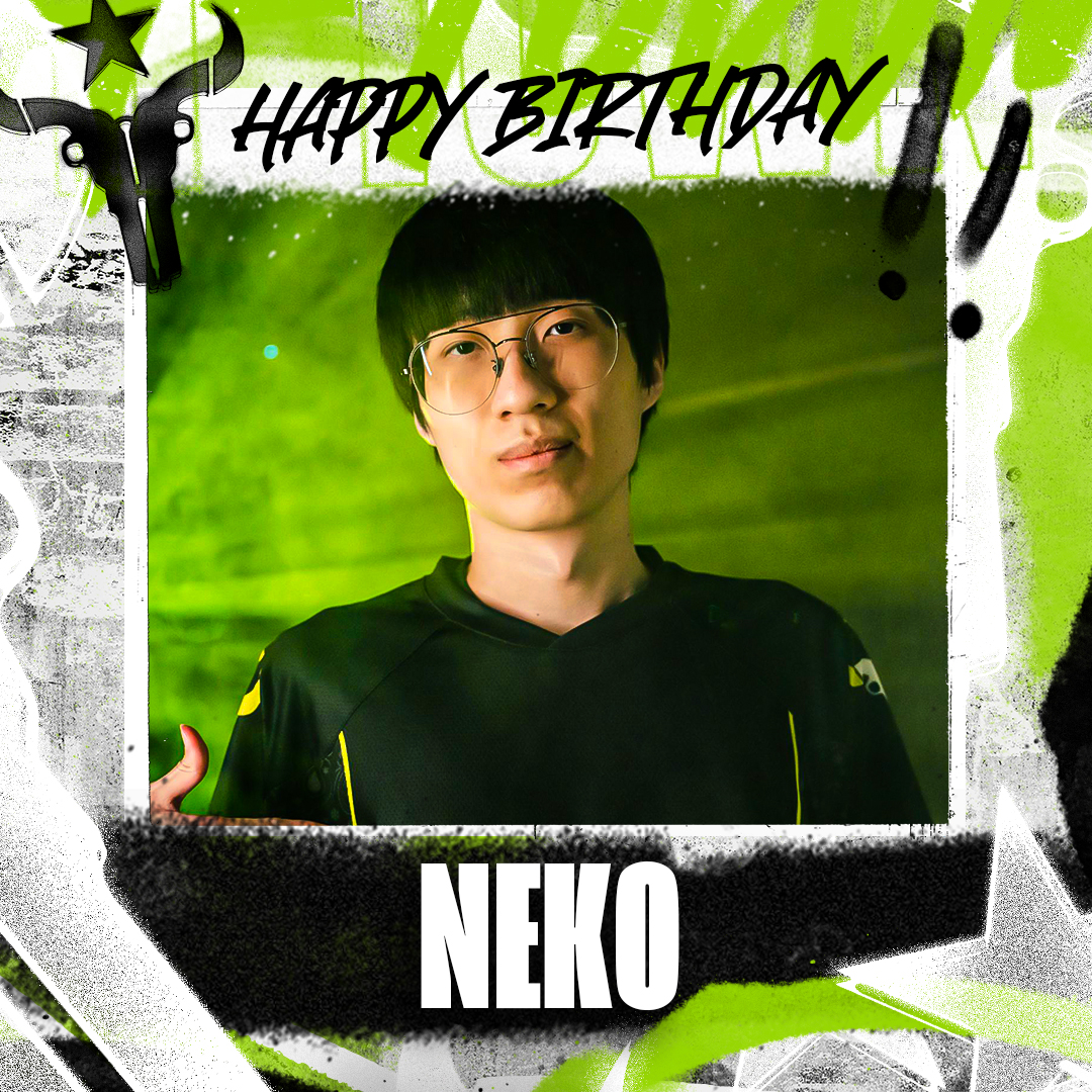 🎉 Happy birthday to our incredible Head Coach, @ow_neko! 🎂🎈 Wishing you a day filled with joy, laughter, and all the things that make you smile.
