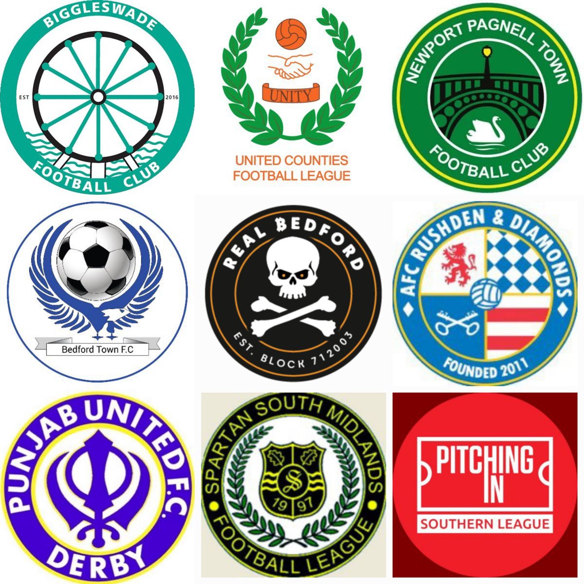 It was a @LoveBedford @NonLeagueCrowd on Saturday for,

@The_KFF tournament at #Hillgrounds with #FCPanjabSandwell 2-2 @PunjabDerby 

Then over to the #Eirey for @biggleswade 1-3 @nptfc .. and finishing at #McMullenPark for @realbedford 1-0 @AFCRD 

#greatday #thankstoAll 👍