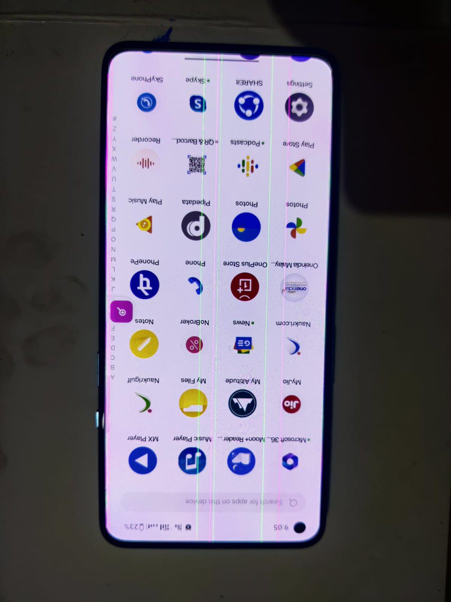 VineethV253's tweet photo. @OnePlus_IN @oneplus @OnePlus_Support I have OnePlus 9 5G and after the recent software update there is now a green line on the display. I checked on the internet and many users have faced this issue. Kindly help me to sort it out. https://t.co/zdg2lmiyjD