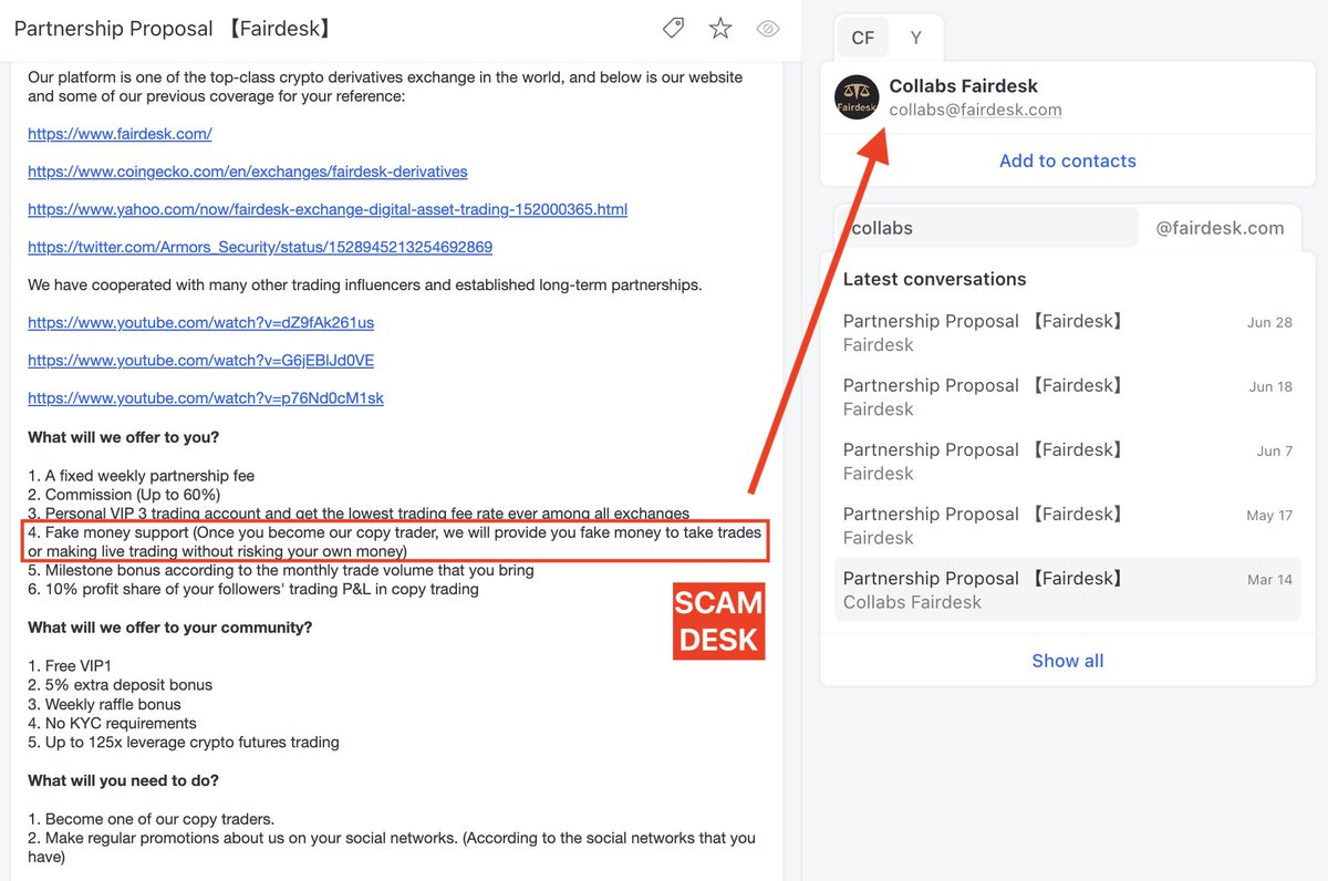 EXPOSED: Fairdesk, wohl eher Fake-Desk, wie diese 