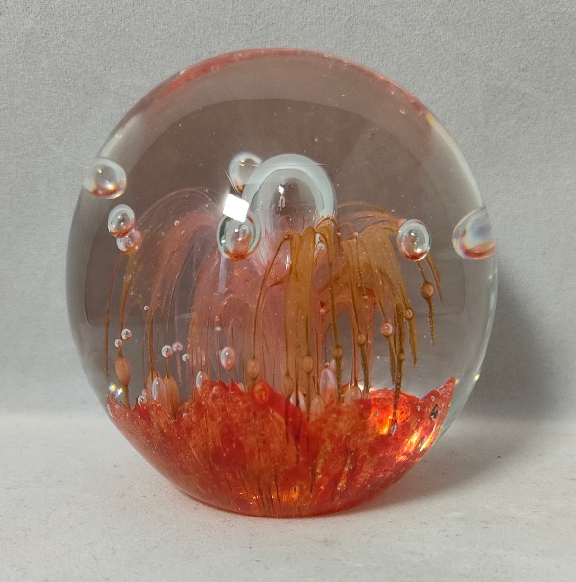 Excited to share the latest addition to my #etsy shop: Studio Glass Large Paperweight etsy.me/46Dr7rb #studioglassweight #glasspaperweight #collectableweight #glass #silverdragonfinds