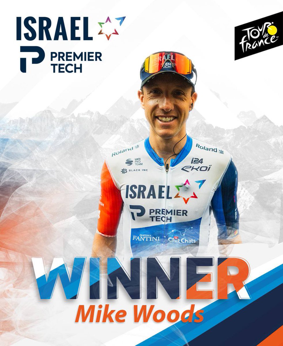 🎉 𝗩𝗶𝗰𝘁𝗼𝗿𝘆 𝗳𝗼𝗿 𝗠𝗶𝗰𝗵𝗮𝗲𝗹 𝗪𝗼𝗼𝗱𝘀! 🎉

Woodsy wins stage 9 of <a href="/LeTour/">Tour de France™</a> on the top of the iconic Puy de Dôme! 

Bravo Mike! Bravo team! 👏
___
🇫🇷 #TDF2023