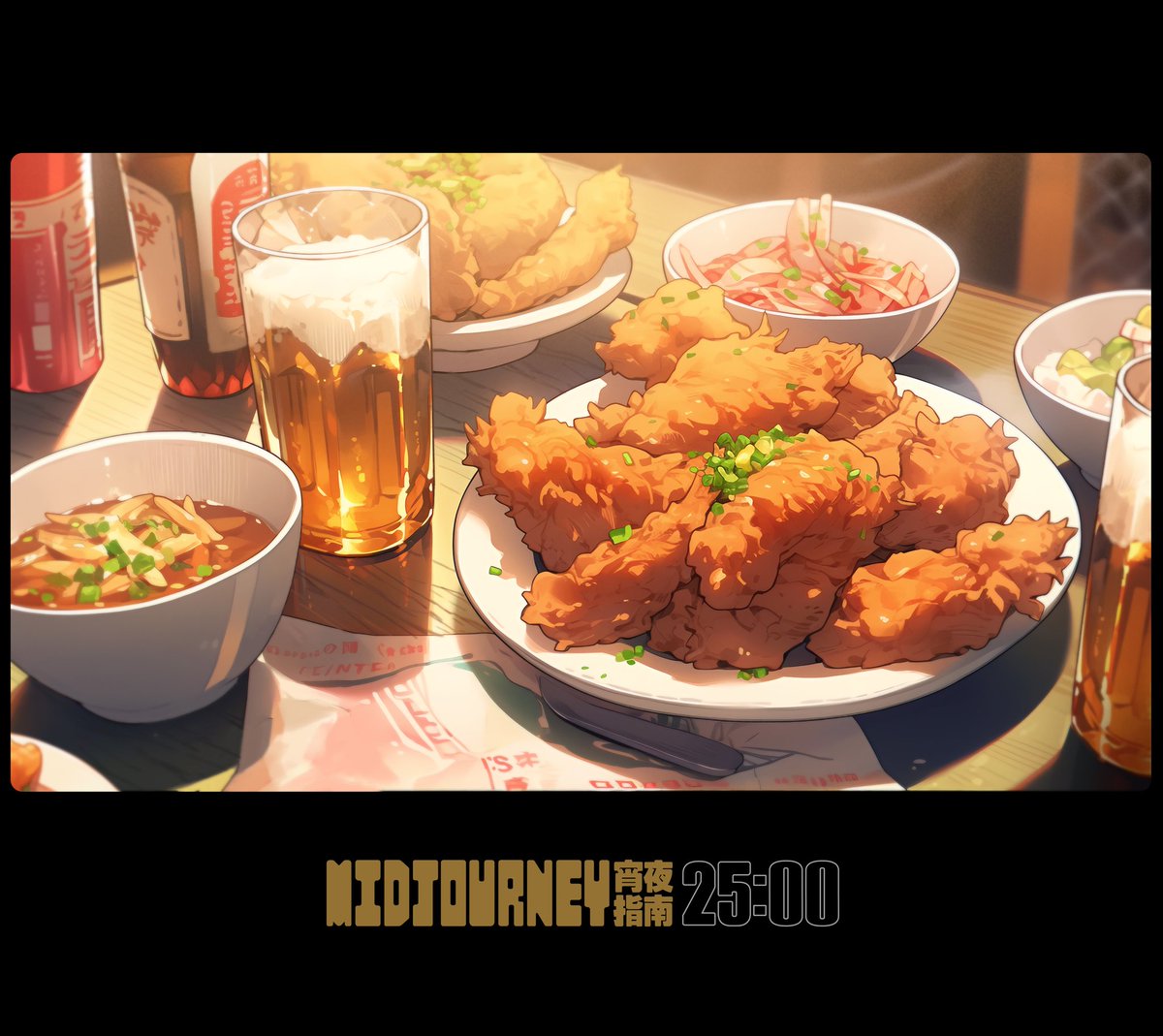 Amberlin_yuantz's tweet photo. 【Midjourney illustration】
晚安!馬卡巴卡
獻上近期測試的生成宵夜圖

#midjourney #illustration #nightsnack https://t.co/Pg4zJHpTRa