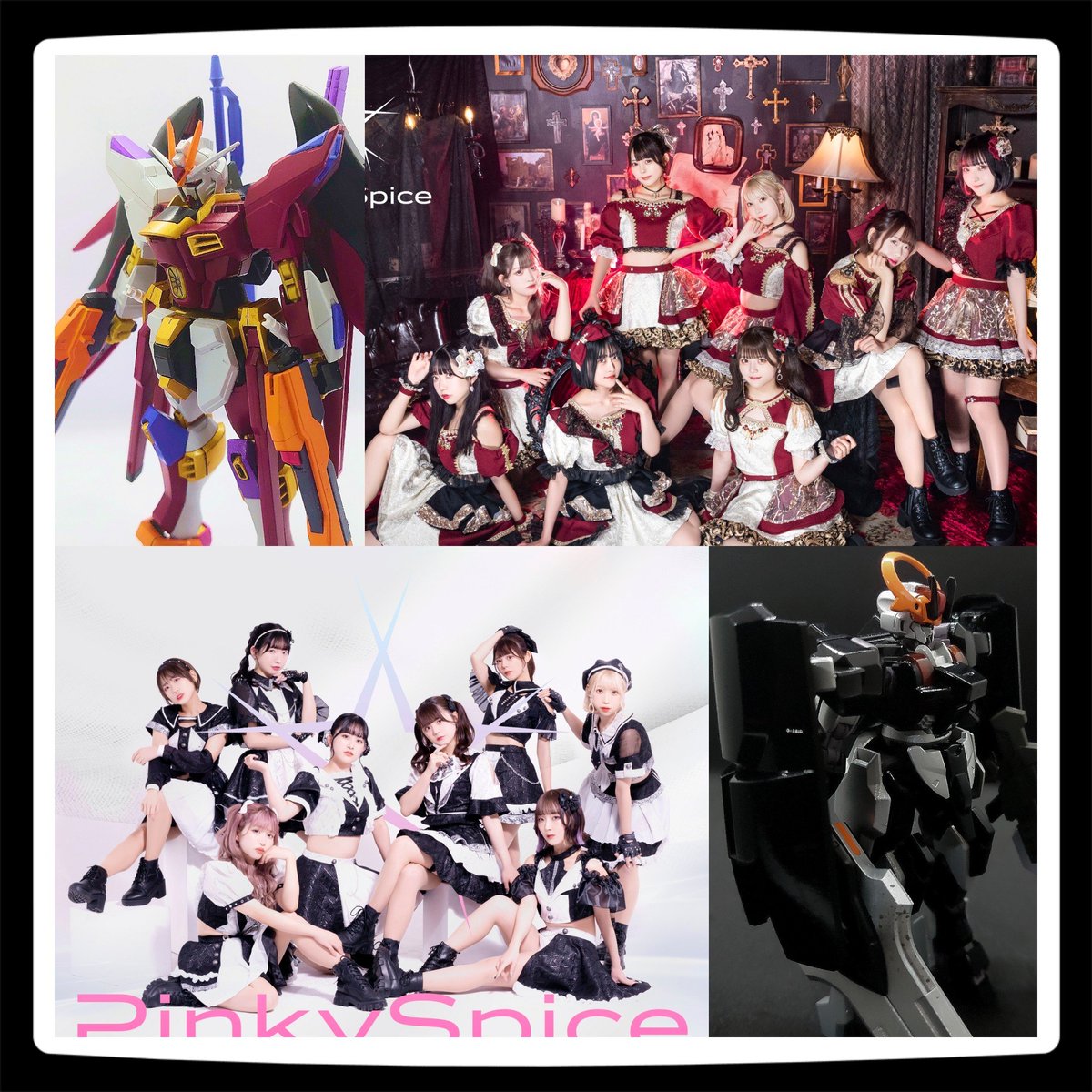 JunOguni's tweet photo. ちなみに前回と今回工作室で塗装したガンプラはPinkySpiceっていうアイドルの衣装を元に塗装してます

東京、名古屋、大阪でライブやってるのでぜひ
直近東京は7/12(水)の池袋

#秋葉原工作室
#ガンプラ
#PinkySpice https://t.co/Cw0qbhu091