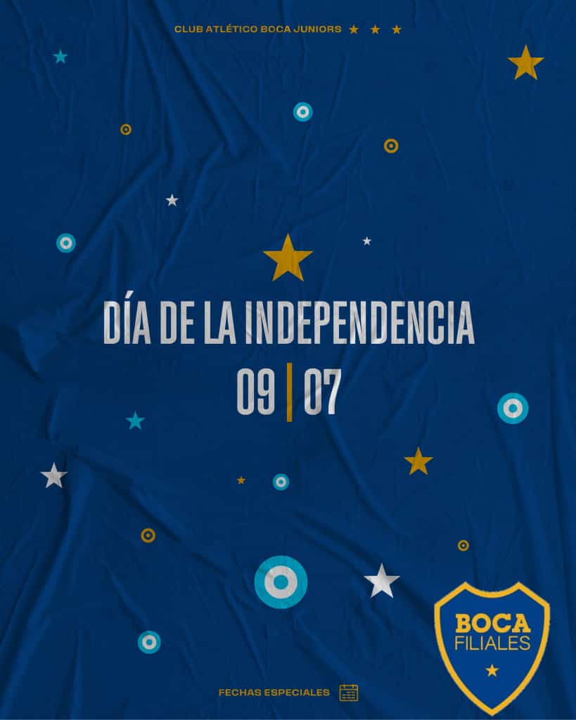FilialEscobar's tweet photo. Β‘Feliz DΓa de la Independencia! π¦π·
#BocaFiliales #BocaJuniors #FilialEscobar #DaleBoca π΅π‘π΅ https://t.co/azlh8GIVw1