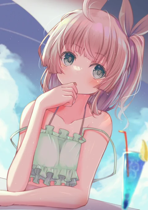 暑いから描いた 