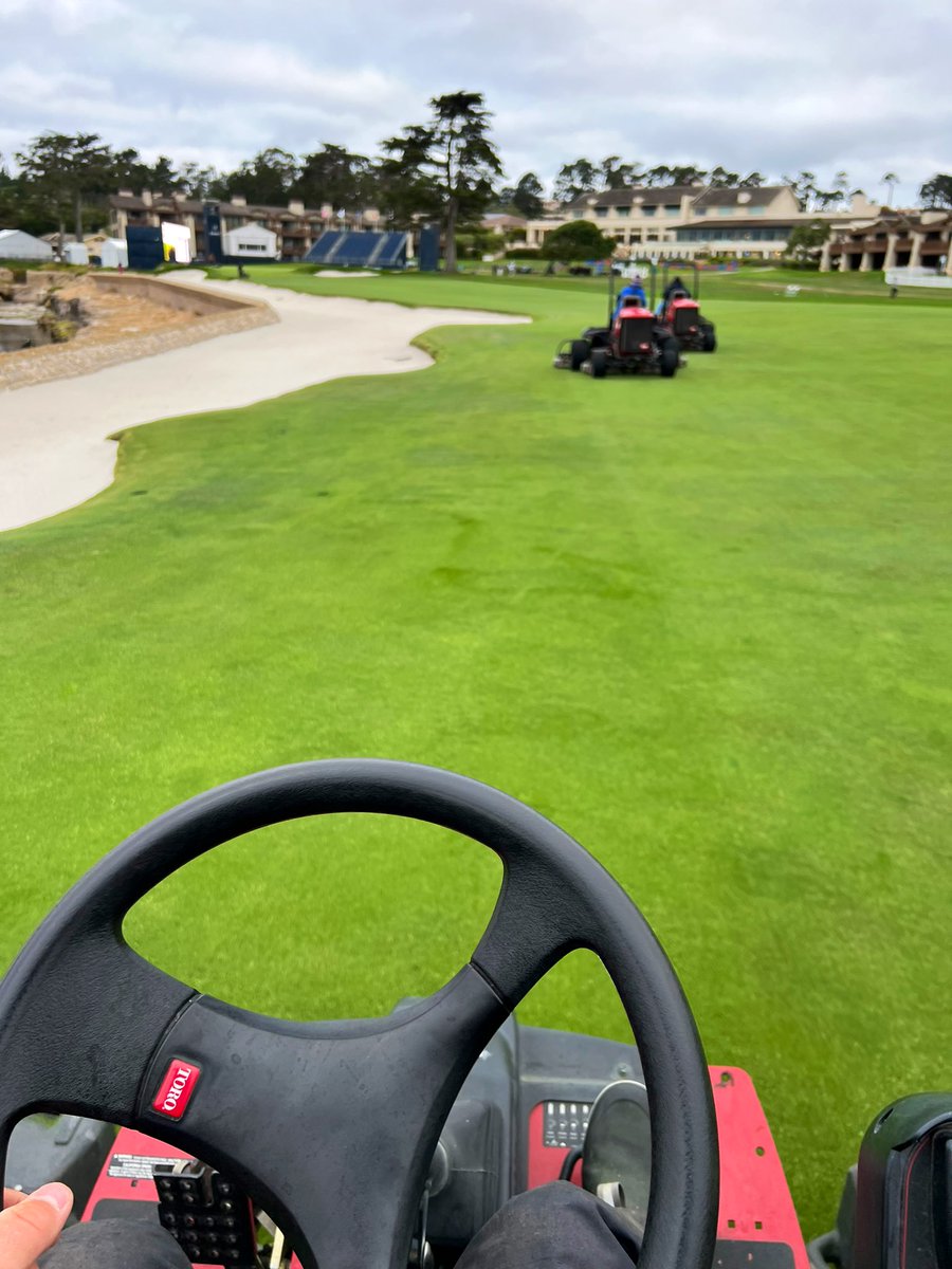 ColsonBates's tweet image. Championship Sunday at Pebble!! #USWomensOpen