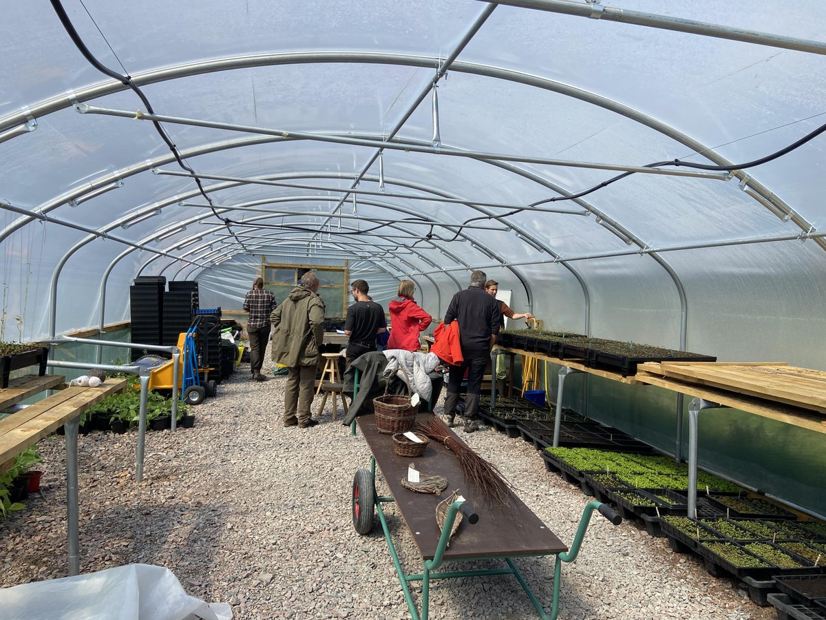 Our thanks to everyone who braved the rain & the gales on the 1st of July to visit us on our volunteer open day. It was a pleasure to show you around the nursery and we look forward to seeing you again over the course of the season #volunteering #treenursery #arkaigforest