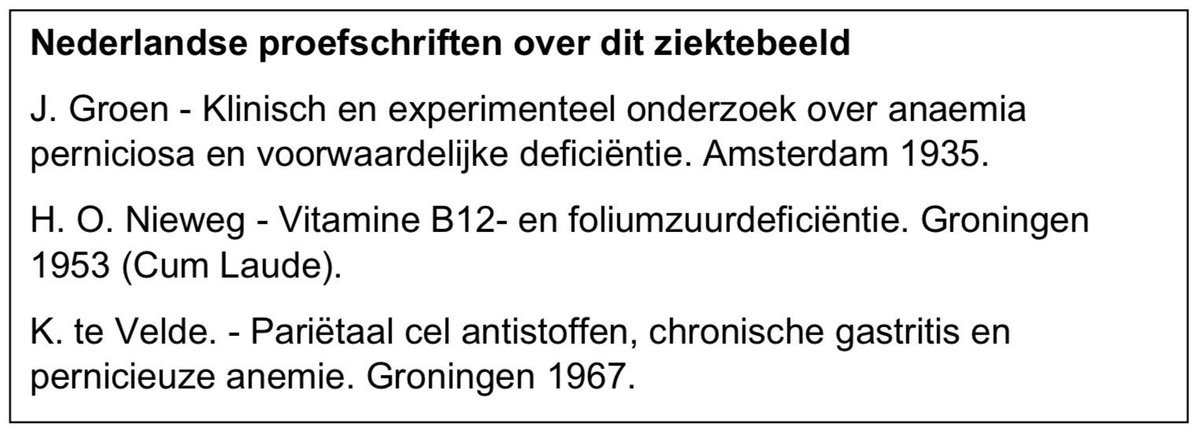 In de jaren 50 en 60 deden deze artsen in Groningen onderzoek naar B12 deficiëntie: ✅ Johannes Abels ✅ Hendrik O. Nieweg ✅ Kornelis te Velde Soms lijkt het wel of dit alles voor niets is geweest. Maar een echte ziekte wegpraten gaat niet lukken. @univgroningen @umcg #b12tekort