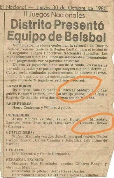 Saludos amigos... Paso por aquí para dejarles esto... Dedicado a los que se burlaban de @nicmaduroguerra sobre lo que dijo de su padre @NicolasMaduro y la posible inclusión o captación para jugar en las grandes ligas como lanzador...