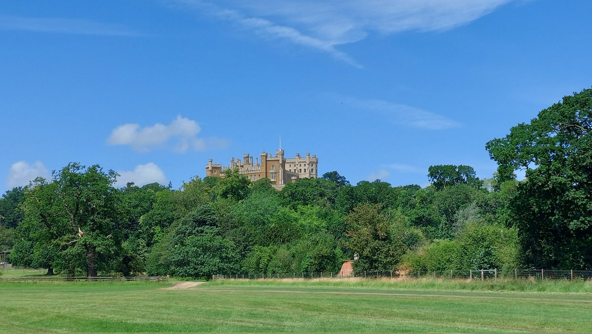 The Castle is looking stunning today viewed from the show site as we begin the build.
<a href="/BelvoirCastle/">Belvoir Castle</a>