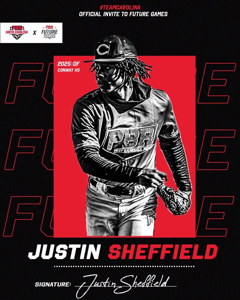 Thank you @PBR_SC, <a href="/SammyEsposito41/">Sammy Esposito</a>, and <a href="/Stewie_2/">Drew Stewart™️</a> for the invite to the Future games. I’m excited and blessed for the opportunity to represent #TeamCarolina.
