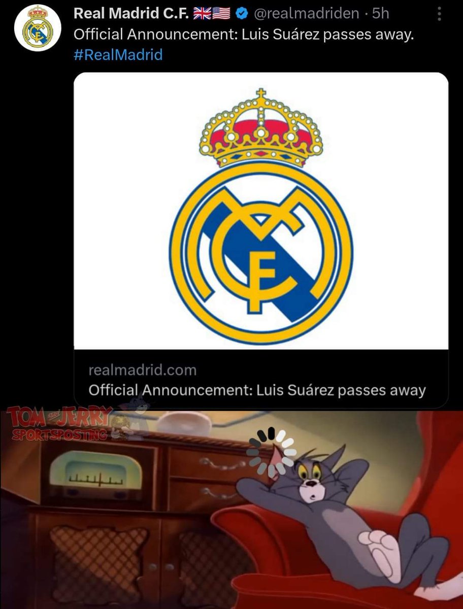 Brain has been paused for a second 😵‍💫 #RealMadrid #RealMadridCF #LuisSuarez