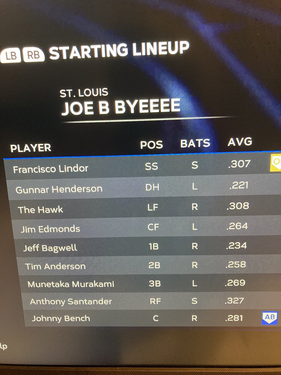 PearceNathanial's tweet photo. @MLBTheShow How does this guy have a whole team of set 1 in season 3 ranked ?😂 https://t.co/pgP3E8l9oo