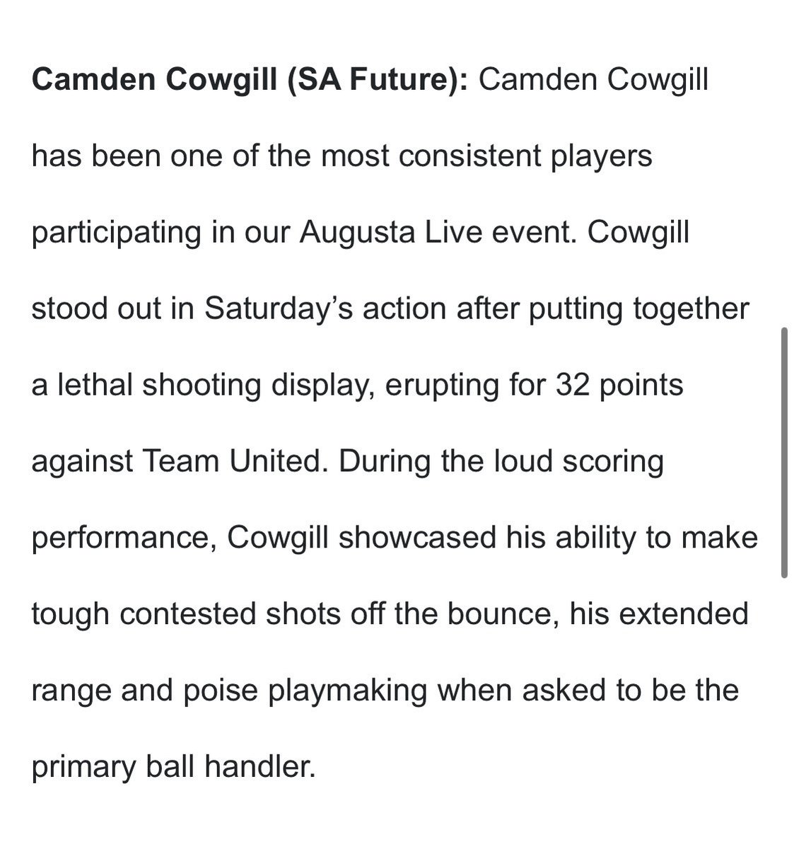 SA Future Basketball tweet media