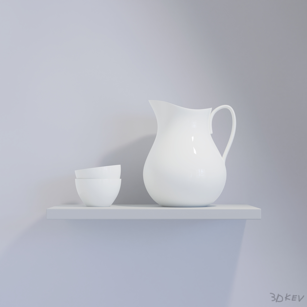 Milk.
 #stilllife #b3d #cycles #ceramic #productrender #ProductDesign